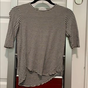Black and White Striped T-Shirt